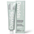 Davids Fluoride Free Toothpaste – Peppermint, 5.25oz | Teeth Whitening, Antiplaque, SLS-Free, Enamel Health | EWG Verified