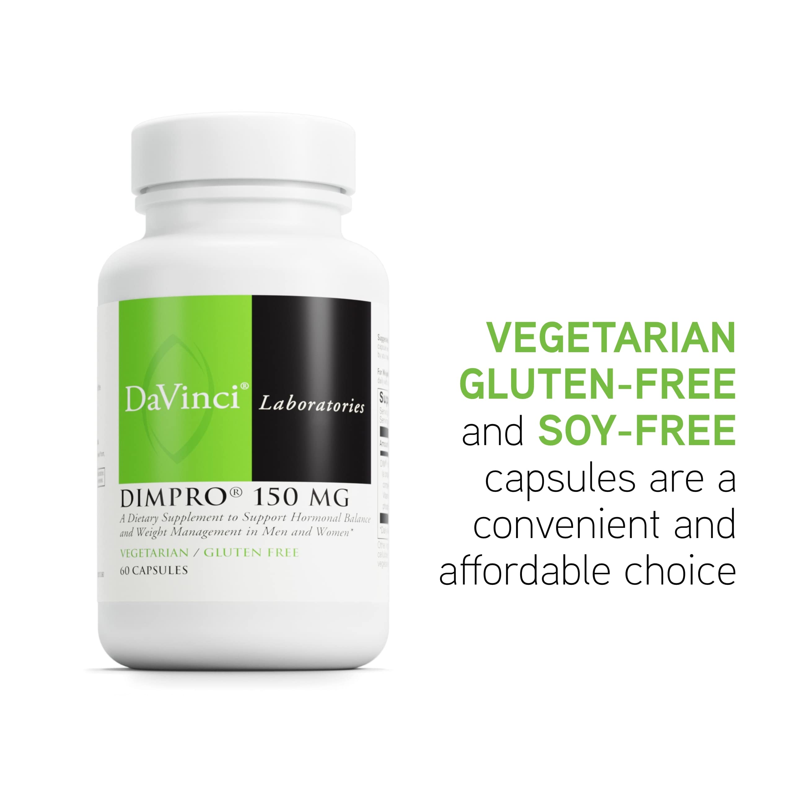 DAVINCI DIMPro 150mg – Hormone Balance & Estrogen Metabolism (Gluten-Free) 60 Caps