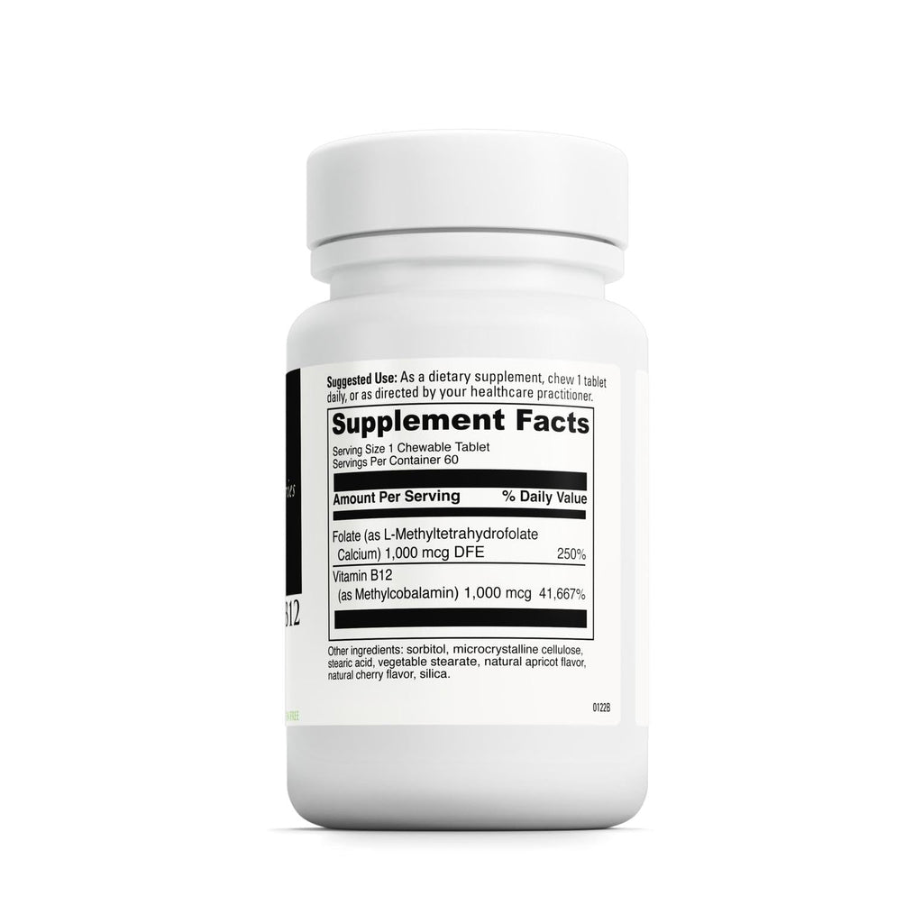 DAVINCI Labs Active Folate B12 Chewable – Heart Health & Immune Support