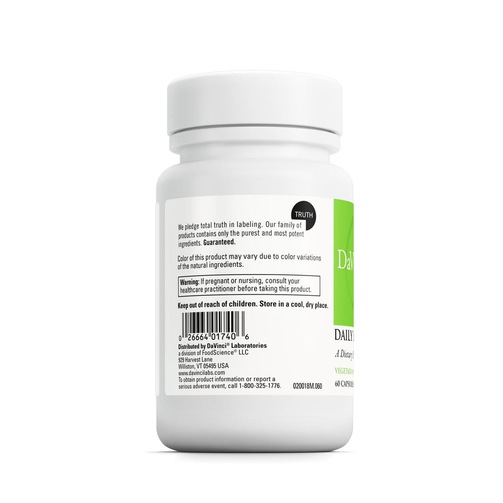 DAVINCI Labs Daily Best Probiotic - Vegetarian & Gluten-Free - 60 Capsules
