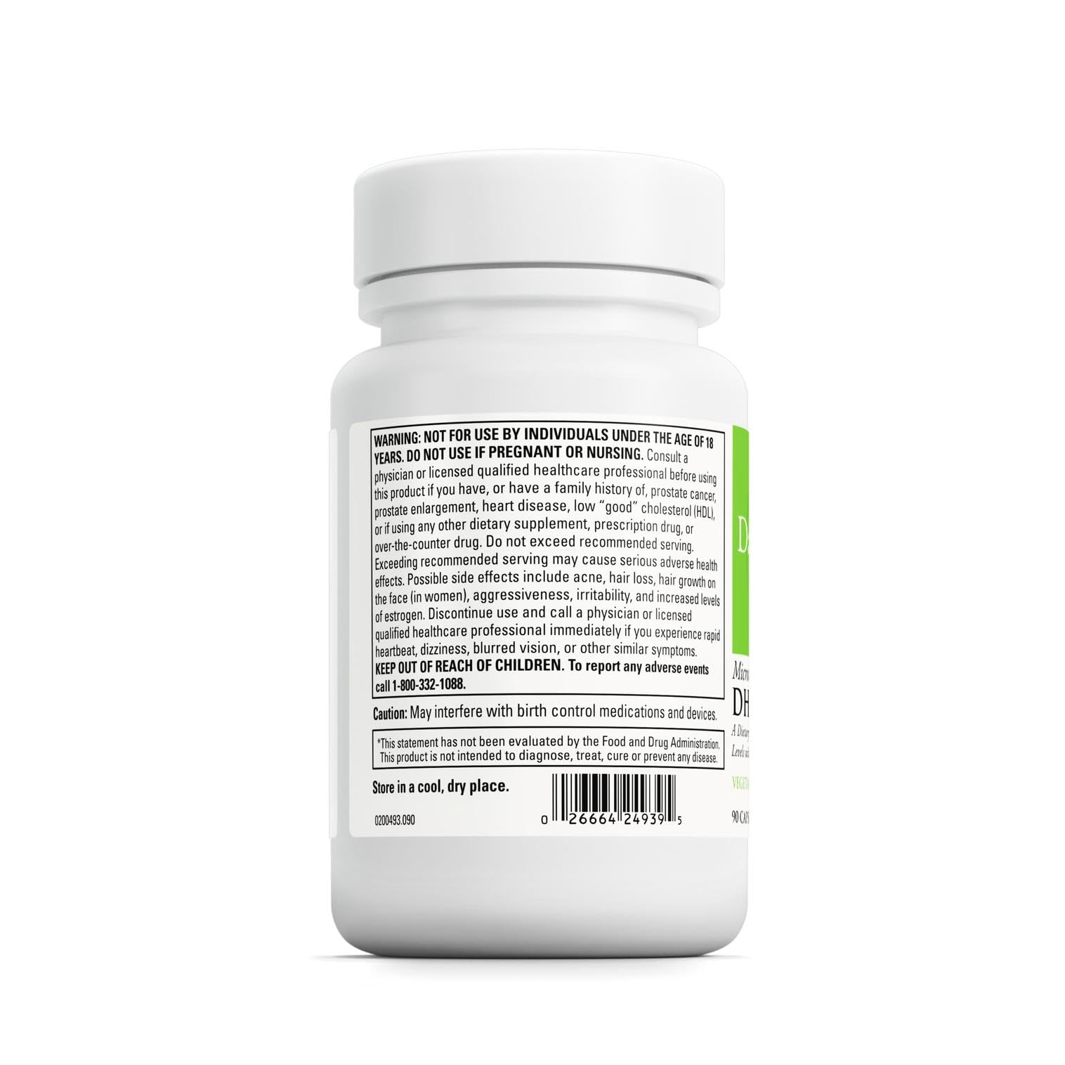 DAVINCI Labs Micronized DHEA 10mg – Hormone Balance, Brain Health & Thyroid Support | Vegetarian, Gluten-Free | 90 Capsules (Pack of 2)