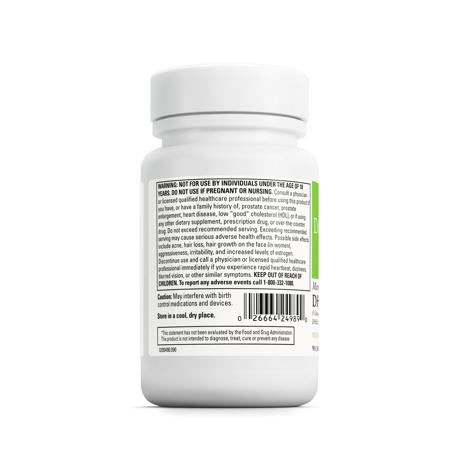 DAVINCI Labs Micronized DHEA 25 mg - Immune, Thyroid & Hormone Support | Gluten Free, 90 Veg Capsules