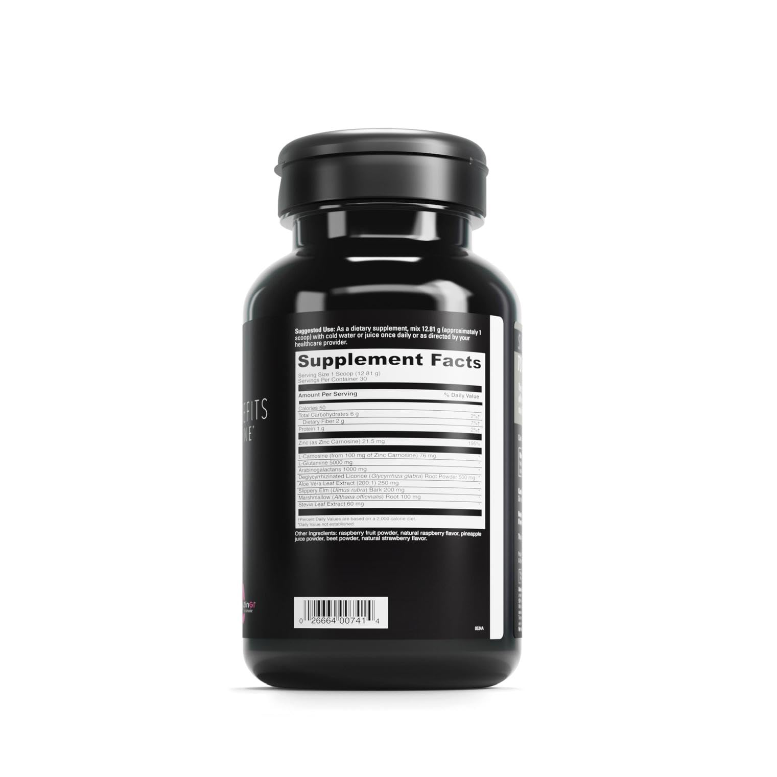 DAVINCI Labs GI Benefits – Digestive Health Powder with Zinc & L-Glutamine | Immune & Gut Health