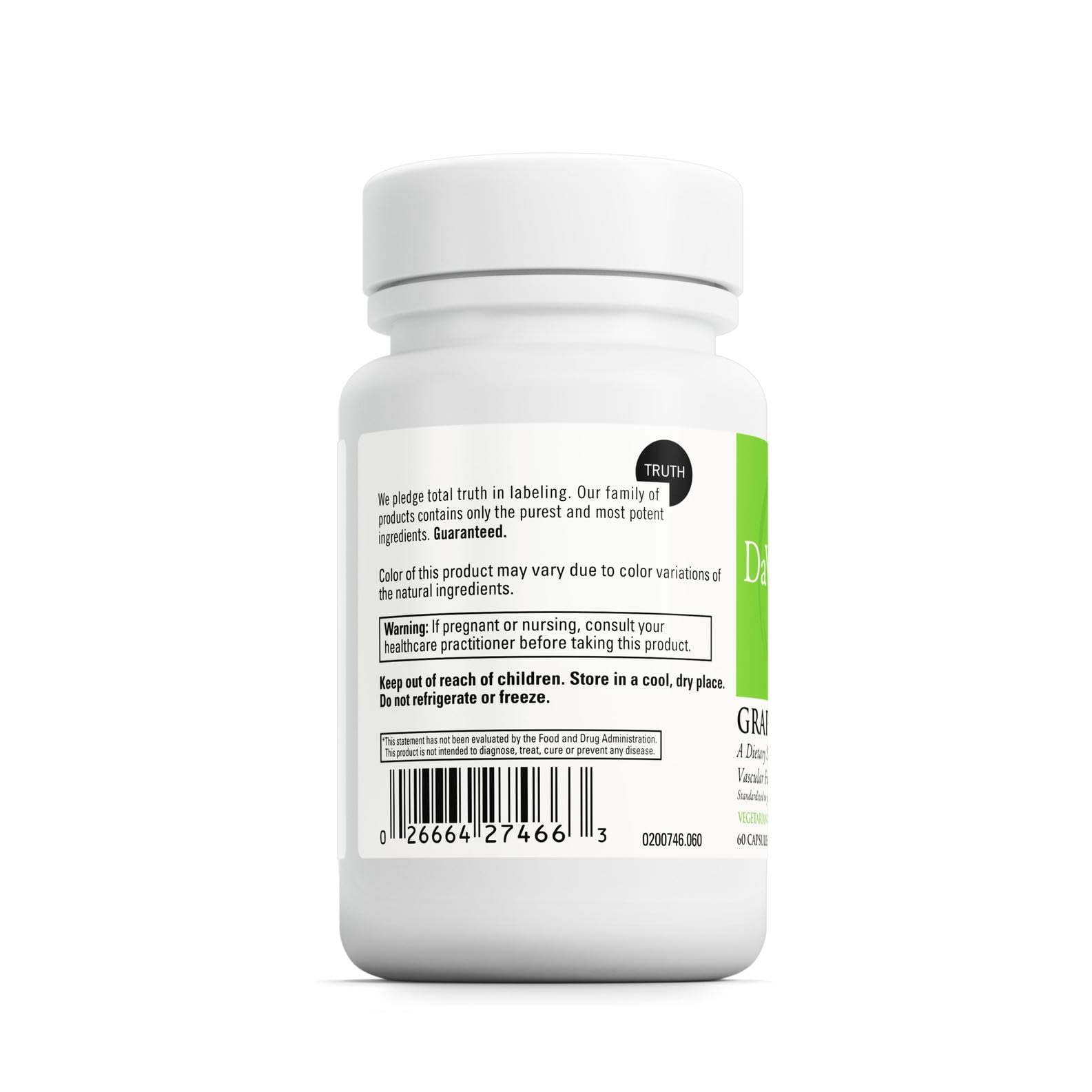 DAVINCI Labs Grape Seed-100: Immune Support & Healthy Skin (Gluten-Free)