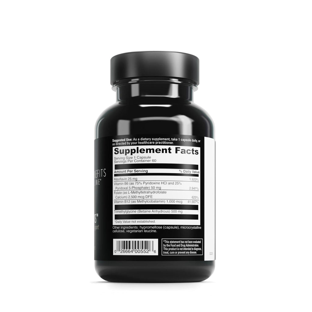DaVinci Labs Methyl Benefits – Methylation Support, Detox & Energy – Gluten Free, 60 Vegetarian Capsules