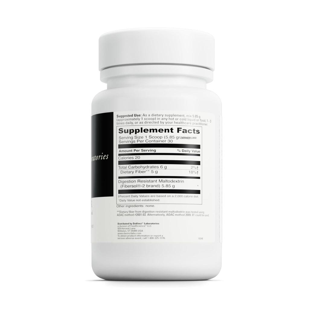 DAVINCI Labs Prebiotic Fiber – Digestive Support & GLP-1 Production* (176 g)