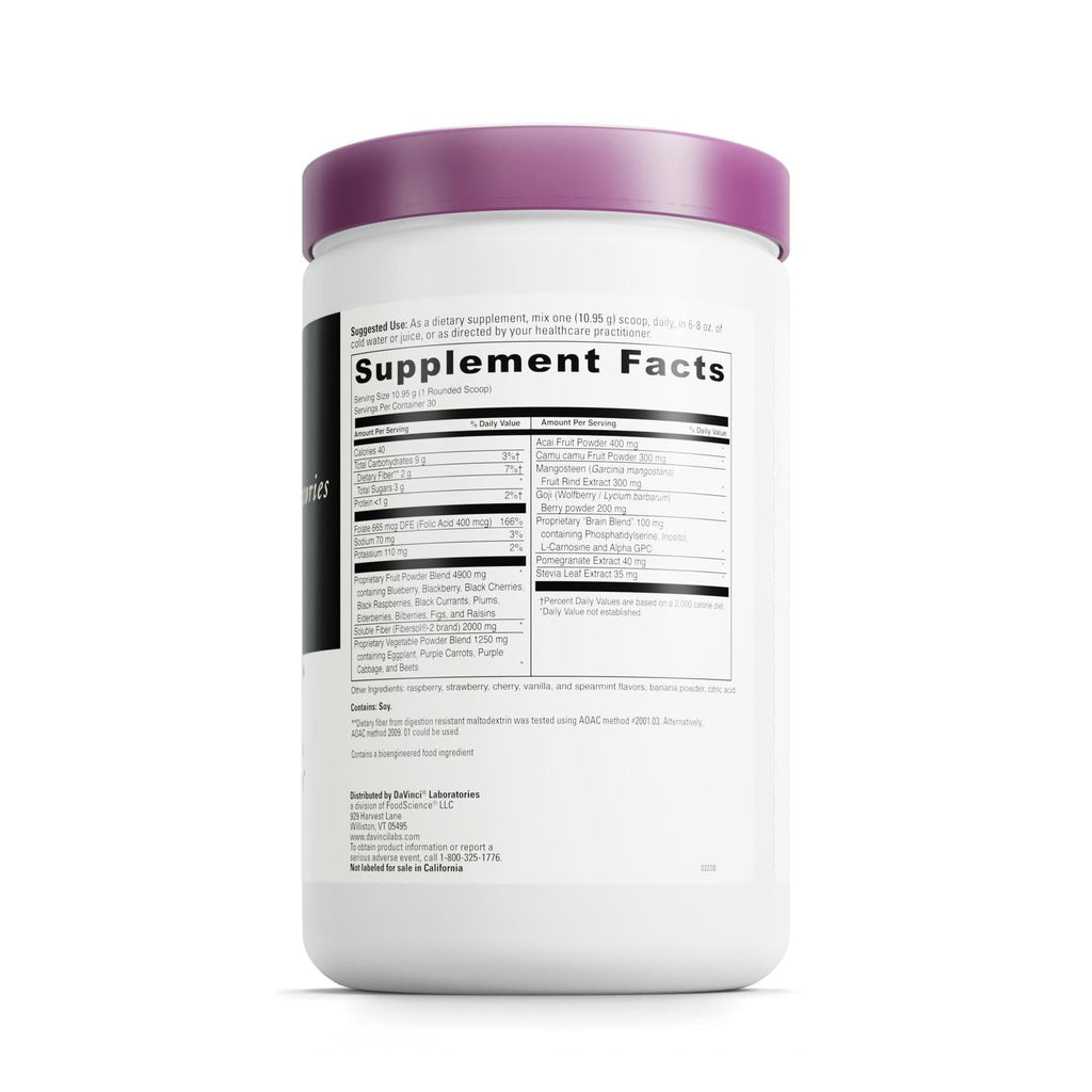 DAVINCI Labs Spectra Purples – Antioxidant Powder for Brain & Immune Health