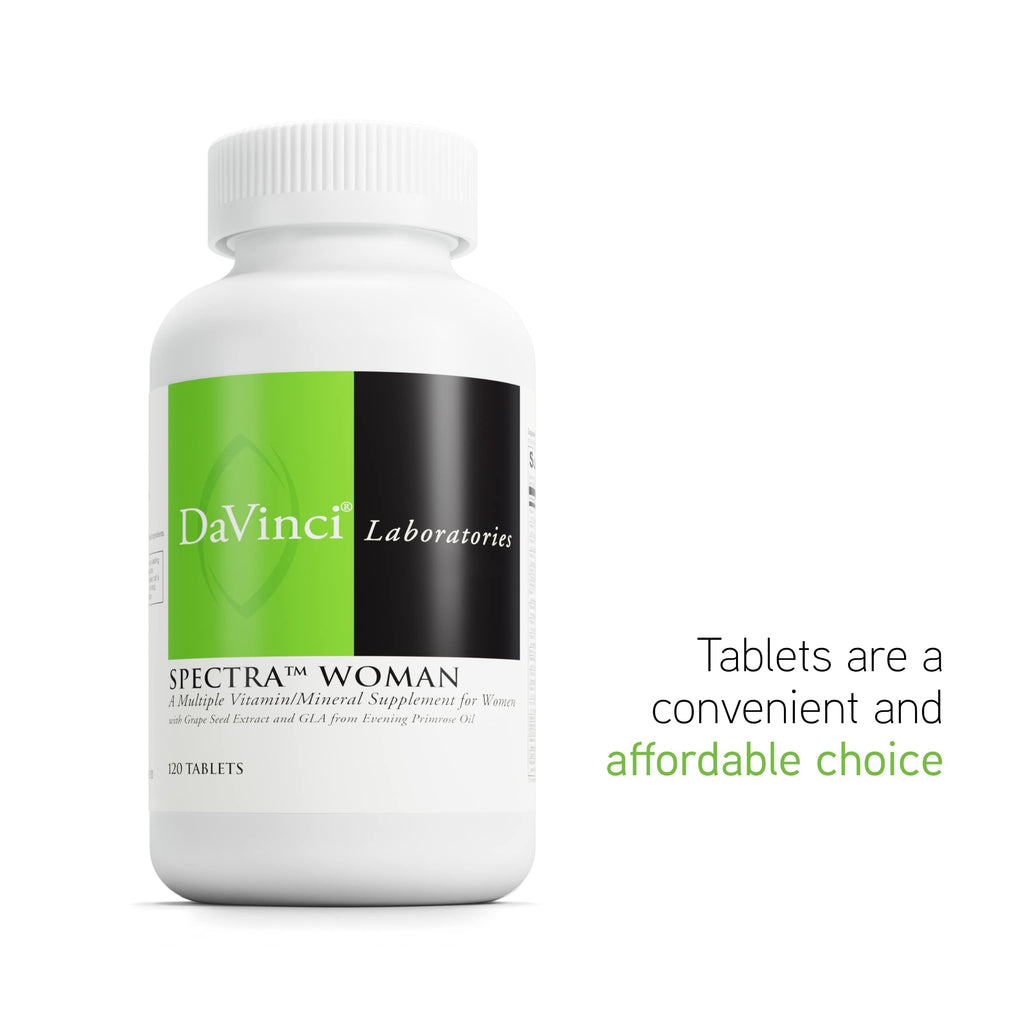 DaVinci Labs Spectra Woman - Bone Health & Women's Vitamin Supplement (120 Tablets)