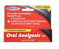 DDI Iodent Oral Analgesic Gel – Max Strength, Alcohol-Free, Unflavored | 0.42 oz, 24 Count