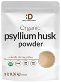 DEAL SUPPLEMENT Organic Psyllium Husk Powder 3lbs | Gut Health & Digestive Fiber