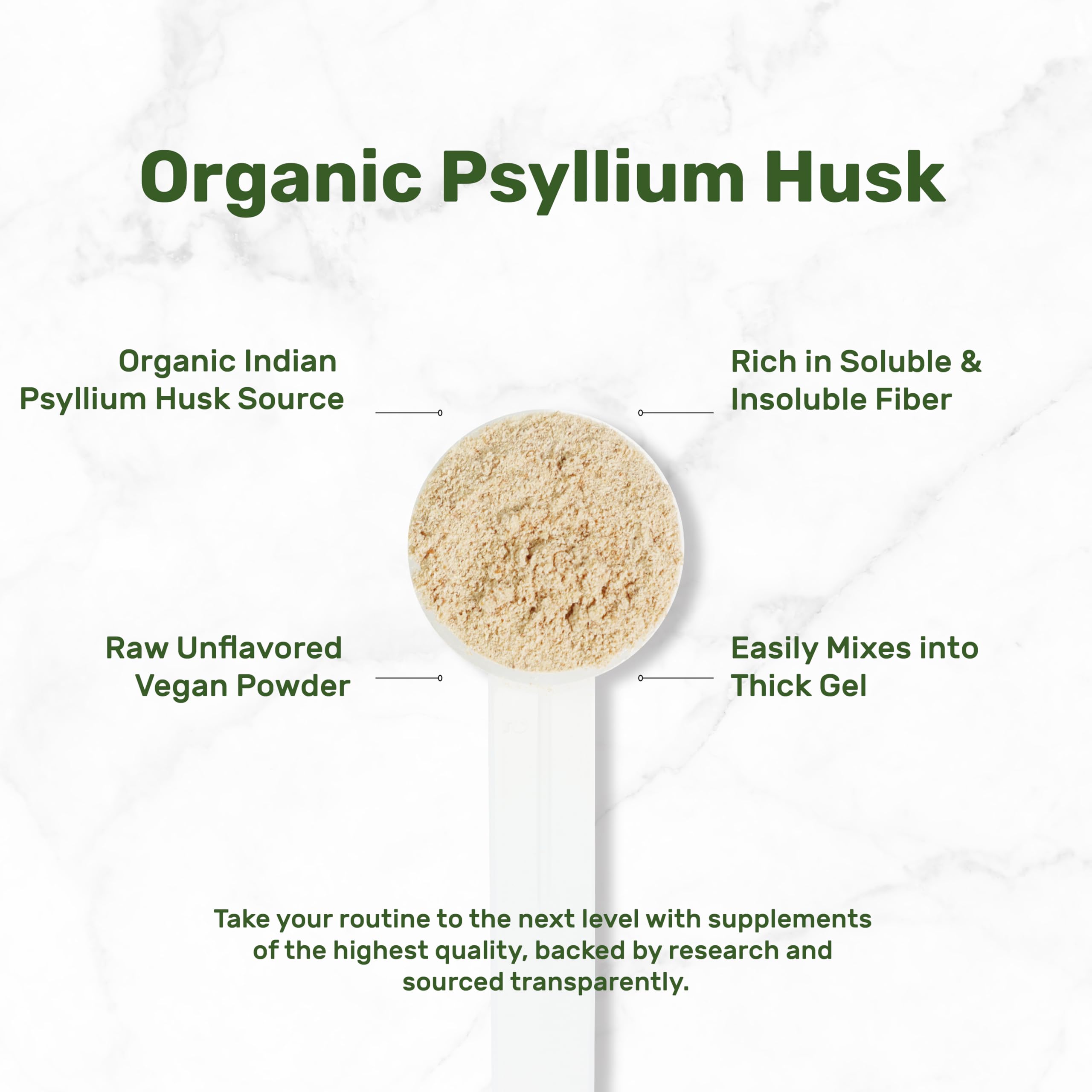 DEAL SUPPLEMENT Organic Psyllium Husk Powder 3lbs | Gut Health & Digestive Fiber