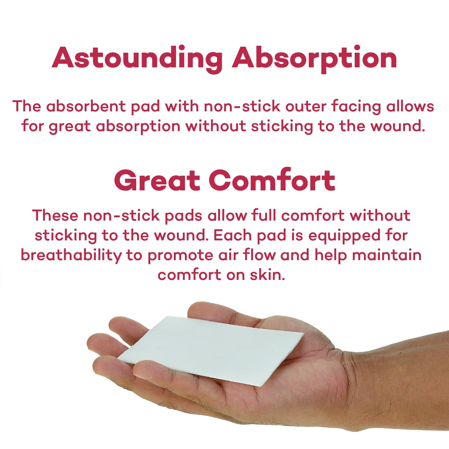 Dealmed Sterile Non-Adherent 3x4 Gauze Pads – 1200 Count Case, 100 Per Box, Non-Stick Wound Dressing