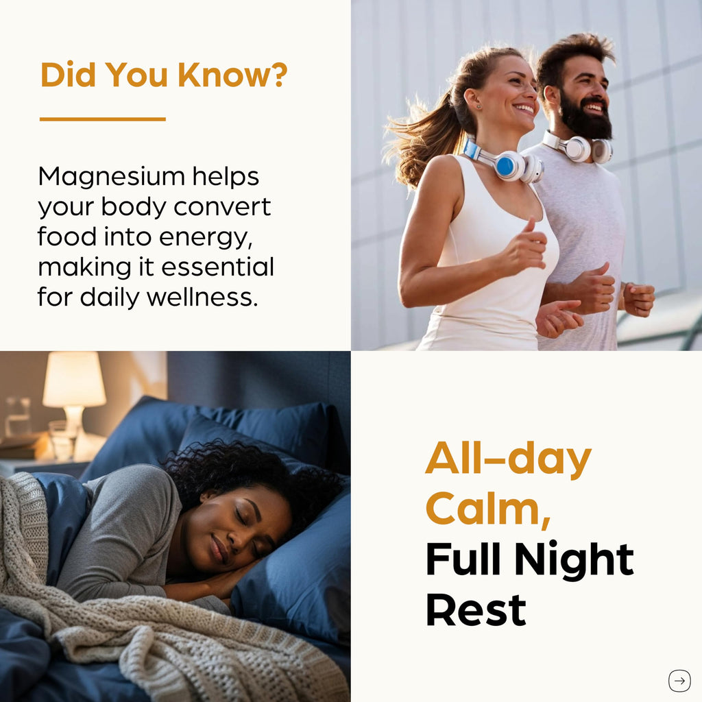Magnesium Complex 6 in 1 with Zinc | Deep Calm Sleep & Muscle Health | 120 Count