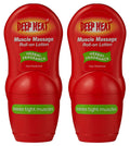 Deep Heat Muscle Massage Roll-On Lotion 50ml – Pack of 2 | Warm Relief for Tense Muscles