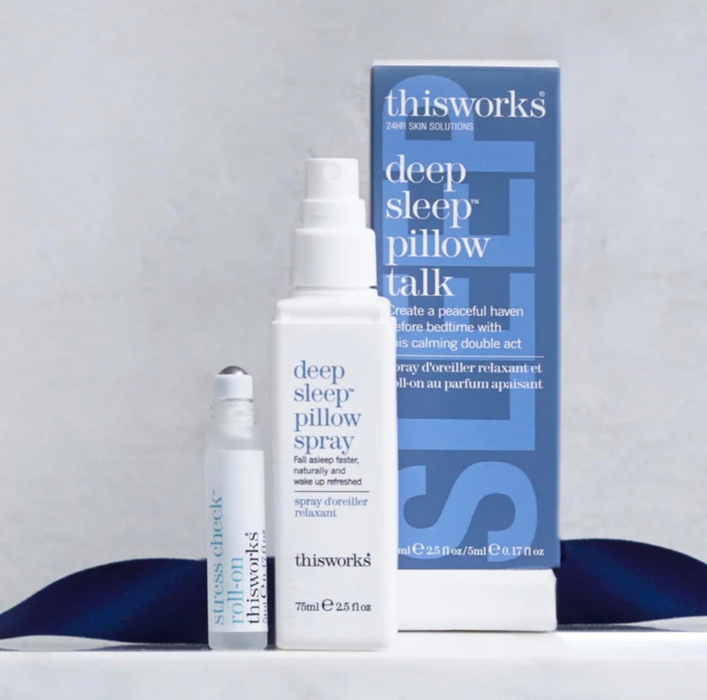 This Works Deep Sleep Pillow Talk Set – Lavender & Vetivert Duo