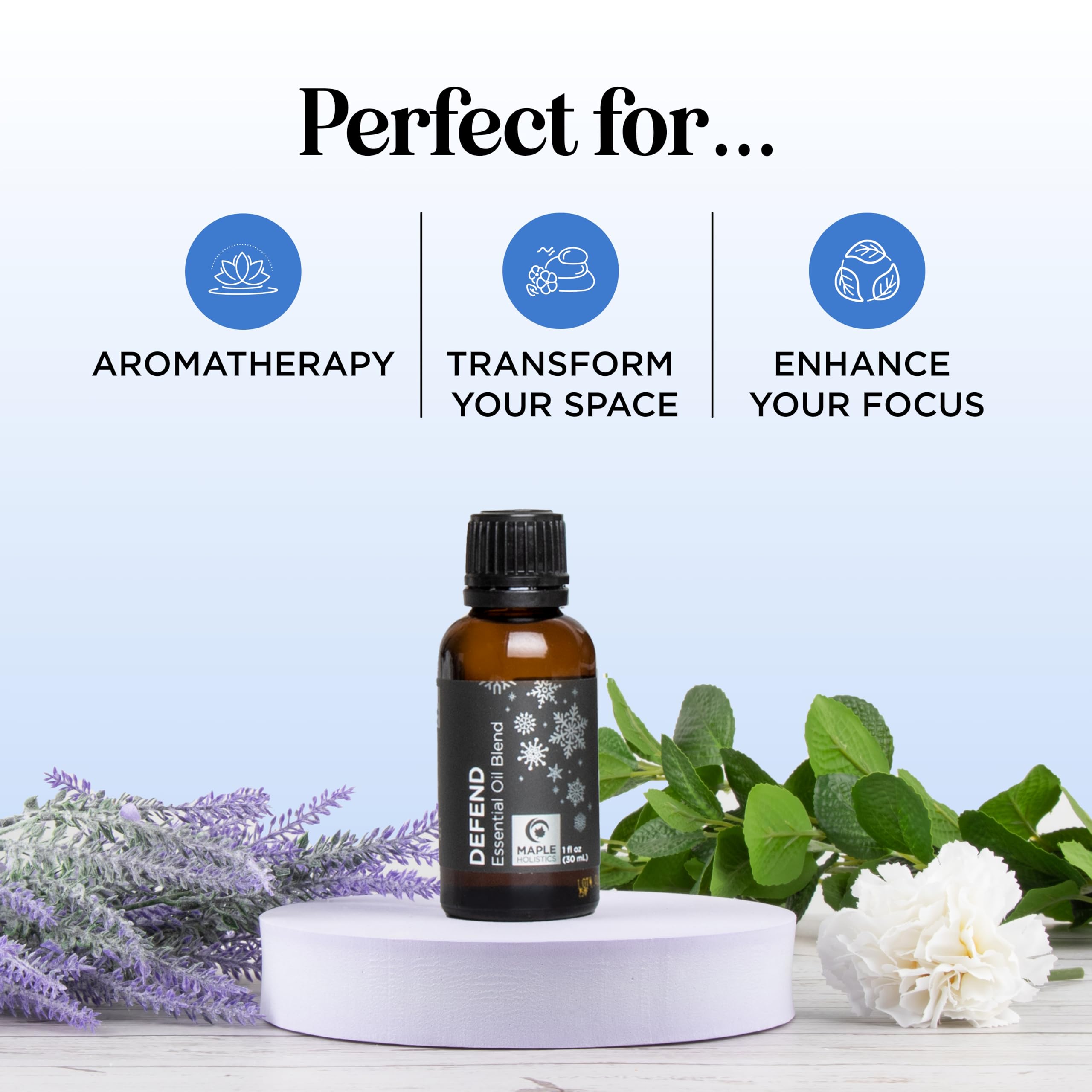 Defend Cleaning Essential Oil Blend — Pure Natural Purification for Diffusers