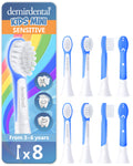 Demirdental Kids Mini Toothbrush Heads for Philips Sonicare Compact Kids (Ages 3-6) - Dark Blue