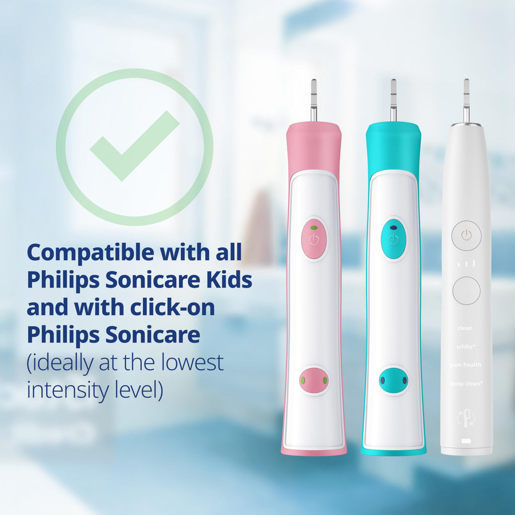 Demirdental Kids Toothbrush Heads for Philips Sonicare Kids (Ages 7-10) – Dark Blue