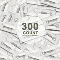 300 Count Dental Floss Picks - Individually Wrapped, Travel Flossers