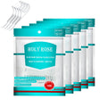 Dental Floss Picks 500 Count - High-Elasticity Floss Sticks, Unflavored, Re-Seal Bag for Daily Teeth Cleaning