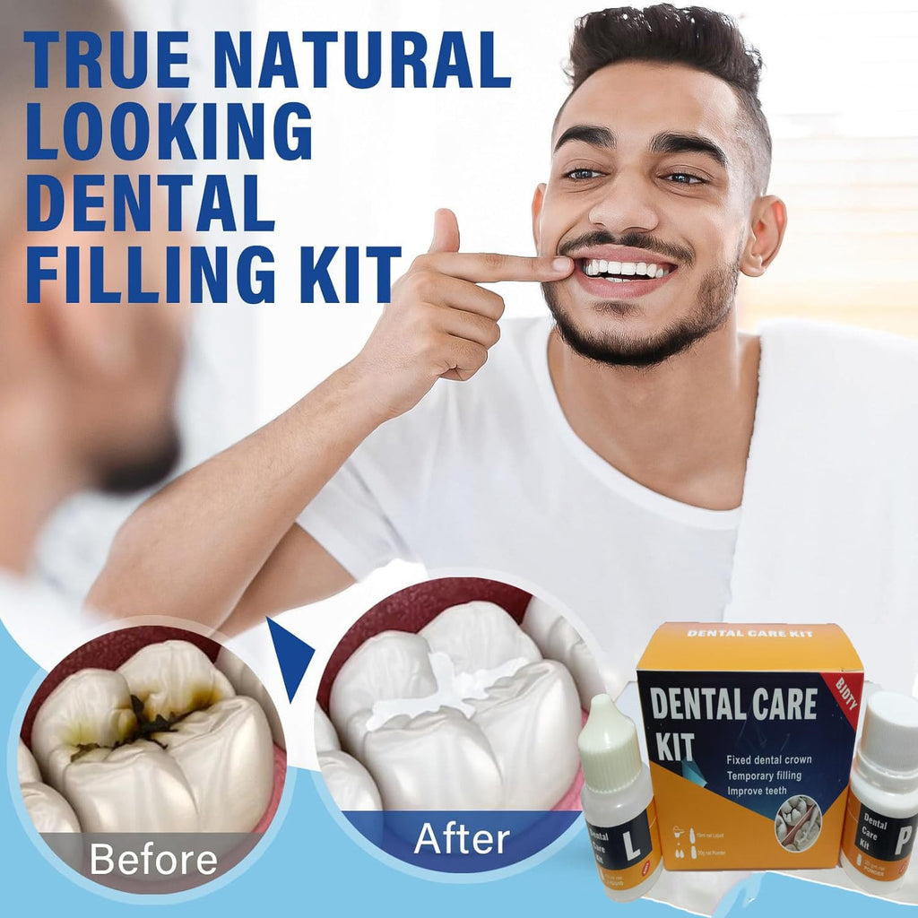 Dental Restoration Kit: Zinc Oxide Eugenol Cement for Temporary Crowns & Bridges