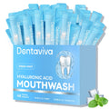 DentaViva Travel Size Mouthwash – 40 Packets with Hyaluronic Acid & Probiotics