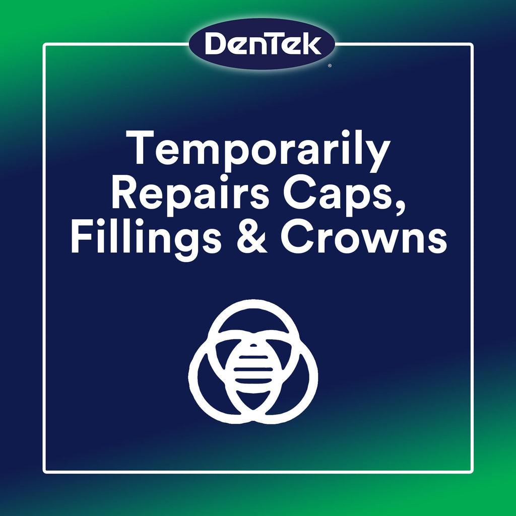Dentek Temparin Max Repair Kit – 13+ Repairs, 2.64 g, Pack of 6 | Temporary Dental First Aid