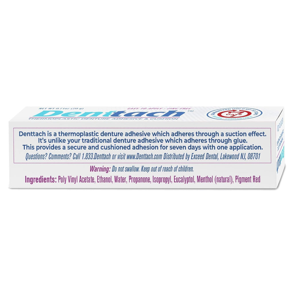 Thermoplastic Denture Adhesive & Cushion Reliner – Zinc-Free, 7-Day Hold (Pack of 5)