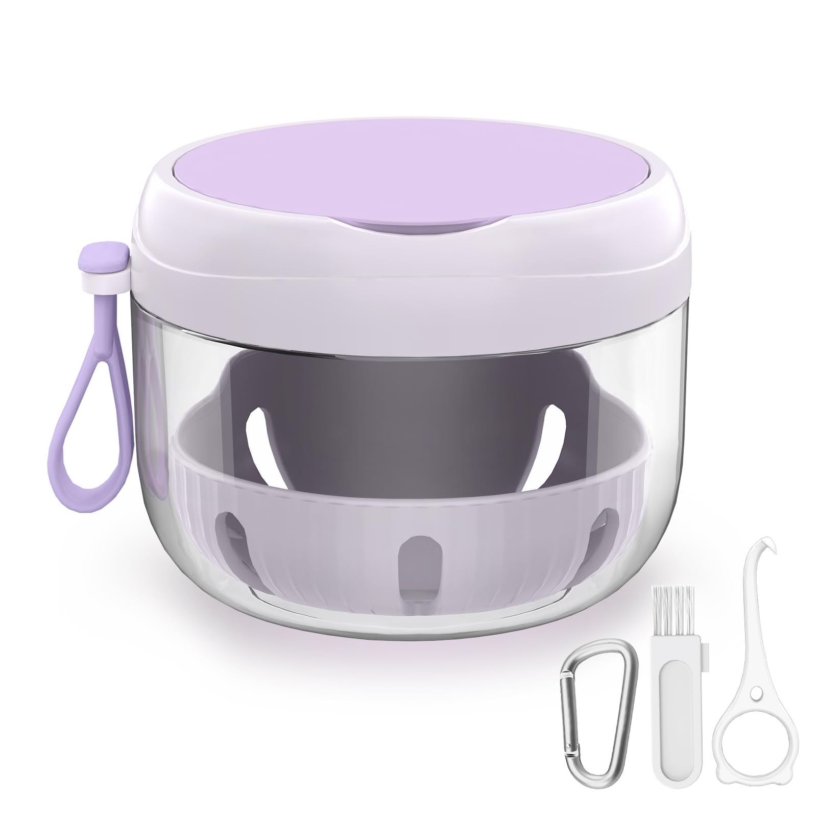 Denture Bath Box Cup – Leak-Proof Travel Retainer Case & Cleaning Kit