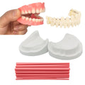 DIY Denture Kit: Full or Partial Top & Bottom Fake Teeth at Home