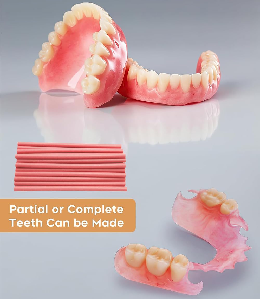 Denture Material Kit for Repairing Missing Teeth | DIY Full Dentures