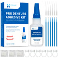 Dental Lab Denture Repair Adhesive Kit 1oz – Pro Instant Bonding Denture Glue for Repairs