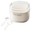 Denture Case Kit with Mirror – Travel Retainer Cleaner Case for Braces & Dentures