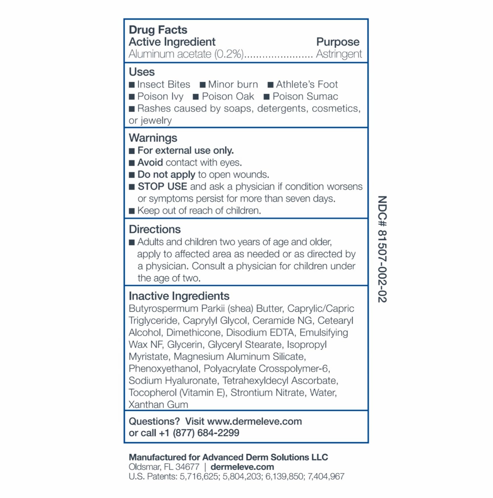 Dermeleve Steroid-Free Anti-Itch Cream | Extra Strength OTC Relief for Psoriasis, Hives & Itch | Full Body, 2 oz (3 Pack)
