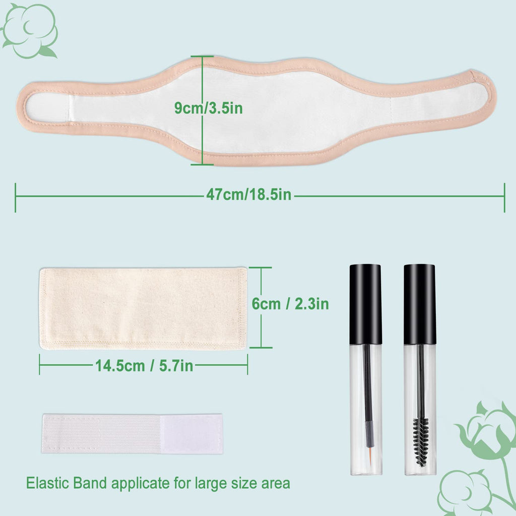 DEROWN Castor Oil Pack Wrap for Neck — Organic Cotton Flannel, Waterproof PUL, Reusable