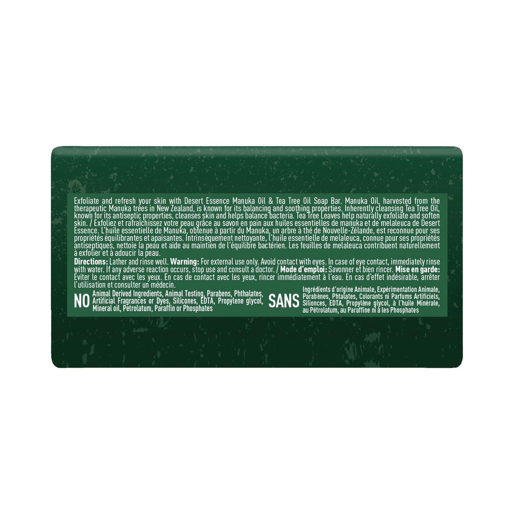 Desert Essence Manuka Tea Tree Oil Soap Bar - Natural Skincare