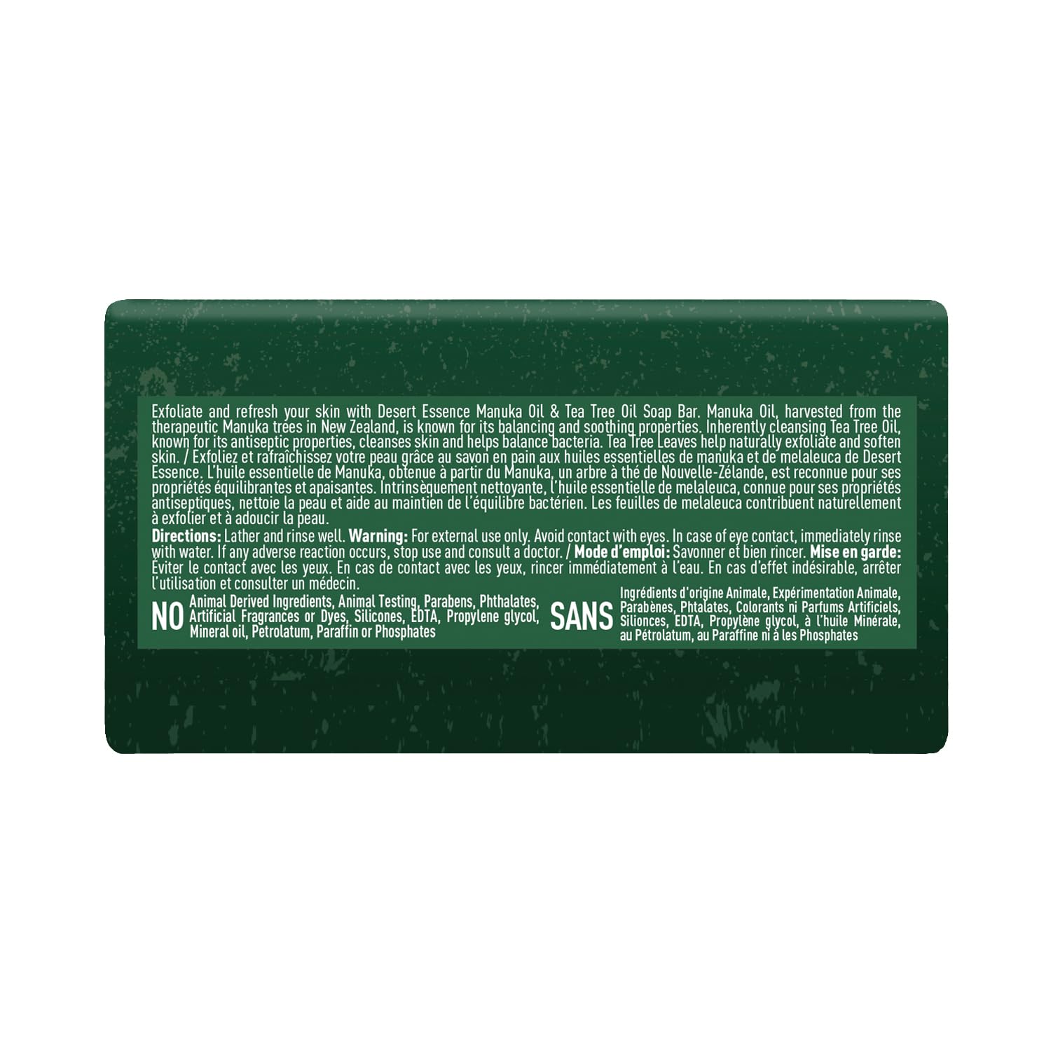 Desert Essence Manuka Tea Tree Oil Soap Bar - Natural Skincare