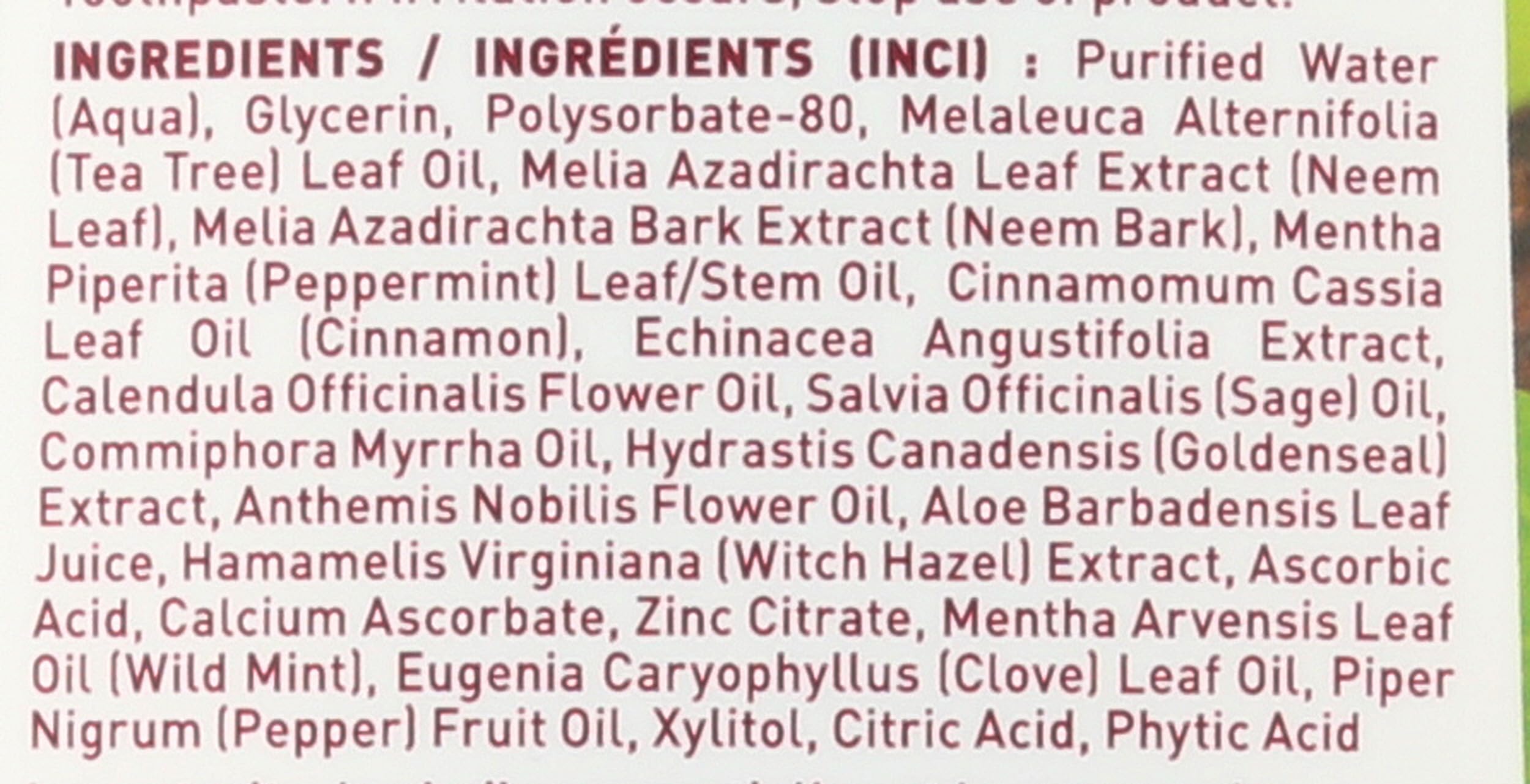 Desert Essence Alcohol-Free Mouthwash with Tea Tree Oil & Aloe – Sugar-Free, Cinnamint, 16oz | Vegan, Non-GMO