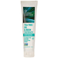 Desert Essence Tea Tree Oil & Neem Toothpaste - Fluoride-Free, Vegan, Wintergreen 6.25 oz