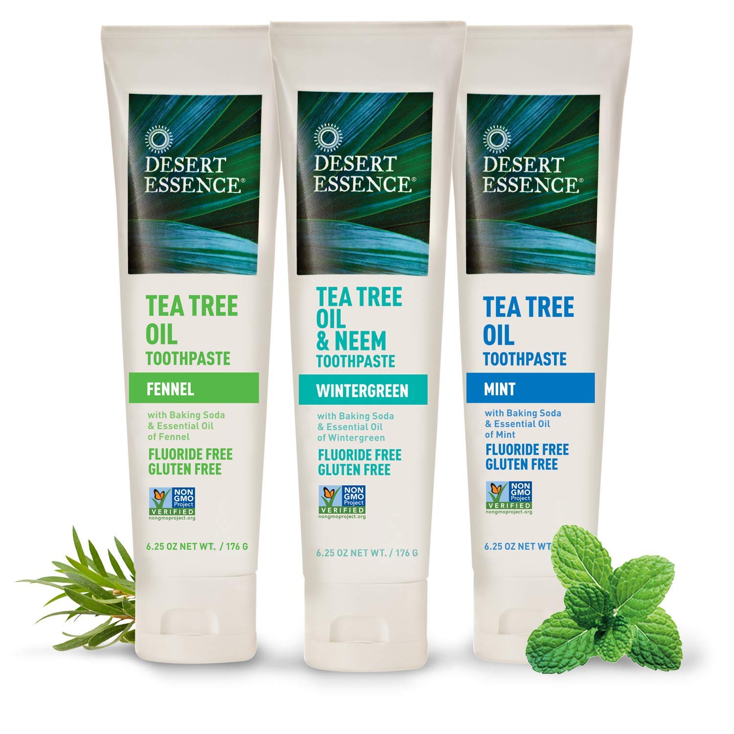 Desert Essence Tea Tree Oil Toothpaste - Mint, 6.25 oz