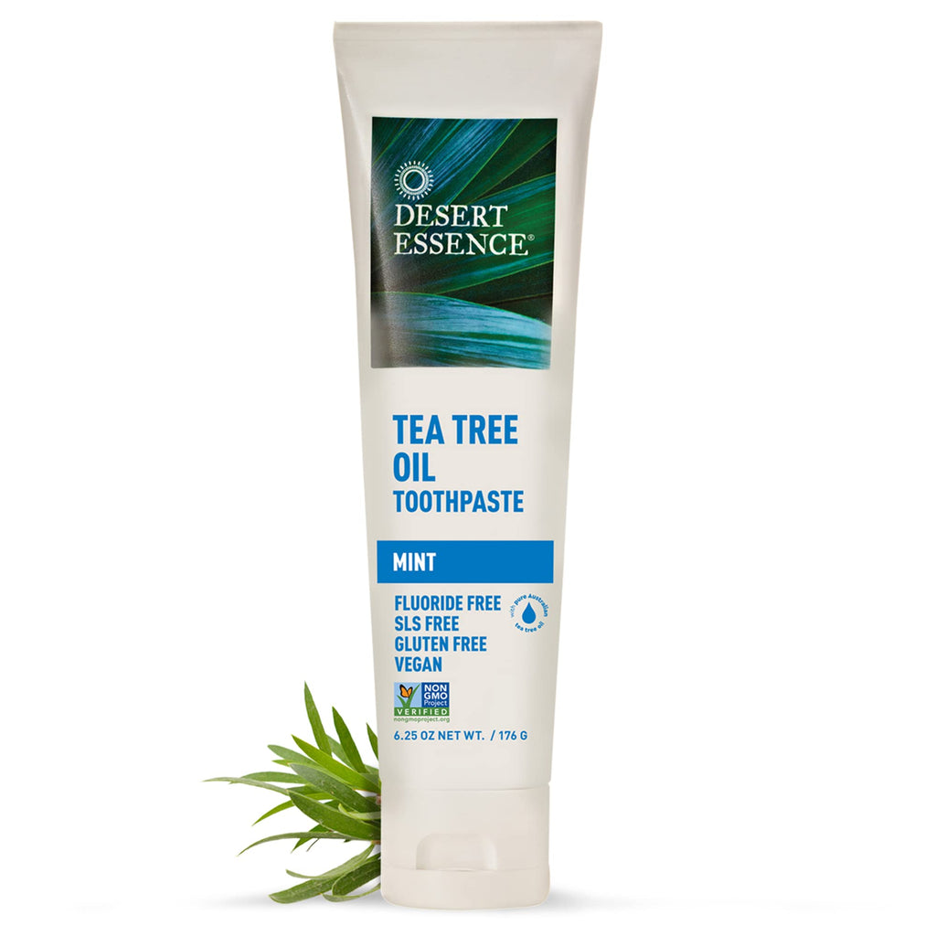 Desert Essence Tea Tree Toothpaste - Mint | 18.75 oz Pack of 3