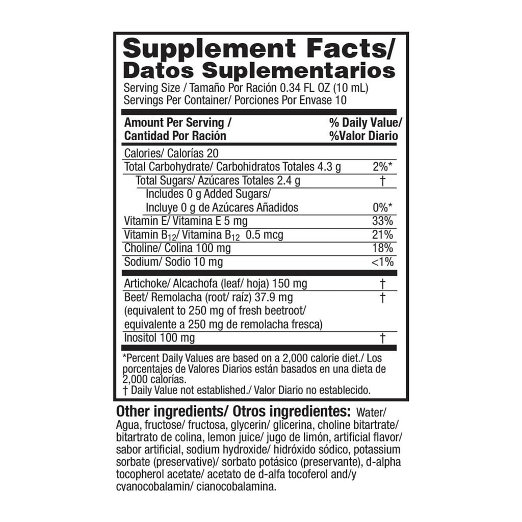 Desintox Liver Support Liquid Shots | Beet Root, Artichoke, Choline, B12 & Vitamin E