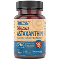 DEVA Nutrition Astaxanthin 12mg – Vegan, Haematococcus Pluvialis, 30 Capsules