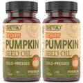 DEVA Nutrition Vegan Pumpkin Seed Oil 500 mg – Cold-Pressed & Unrefined | 90 Capsules