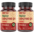 DEVA Vegan Coenzyme Q10 100mg - Chewable, 90 Tablets, Pack of 2