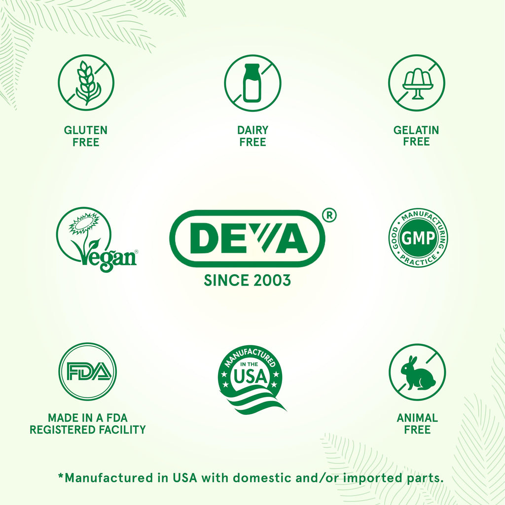 DEVA Vegan Coenzyme Q10 100mg - Chewable, 90 Tablets, Pack of 2