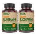 DEVA Vegan Glucosamine-MSM-CMO Turmeric - Gluten Free, Plant-Based | 90 Tablets (2 Pack)