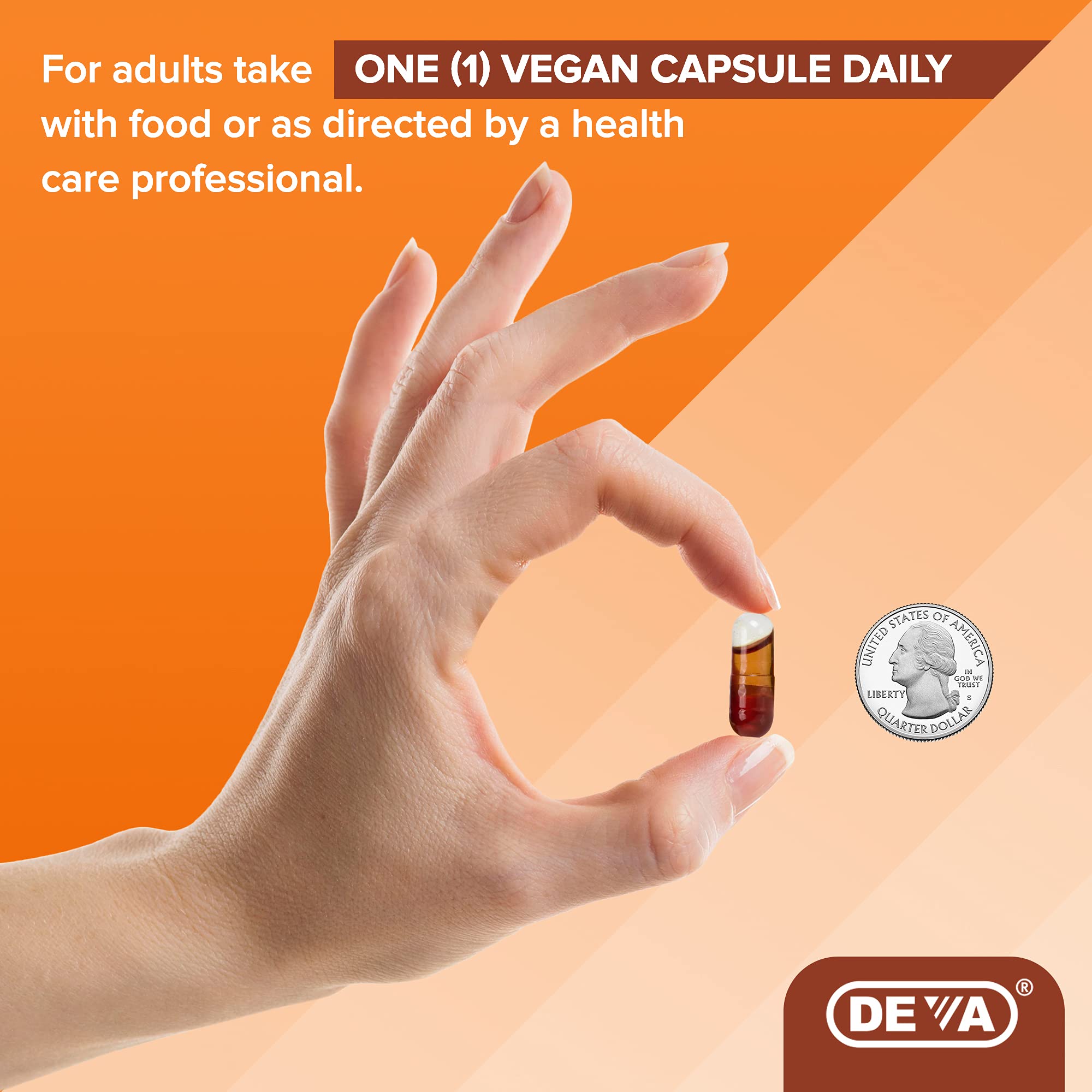 DEVA Vegan Pumpkin Seed Oil 500 mg – Cold-Pressed & Unrefined, 90 Capsules