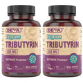 DEVA Vegan Tributyrin Supplement - 500 mg Butyrate Precursor, Gut Barrier Support, 90 Capsules per bottle (Pack of 2)