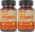 DEVA Vegan Vitamin D2 2400 IU – 90 Tablets, 2-Pack